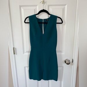 Mango Basics Teal Satin Top